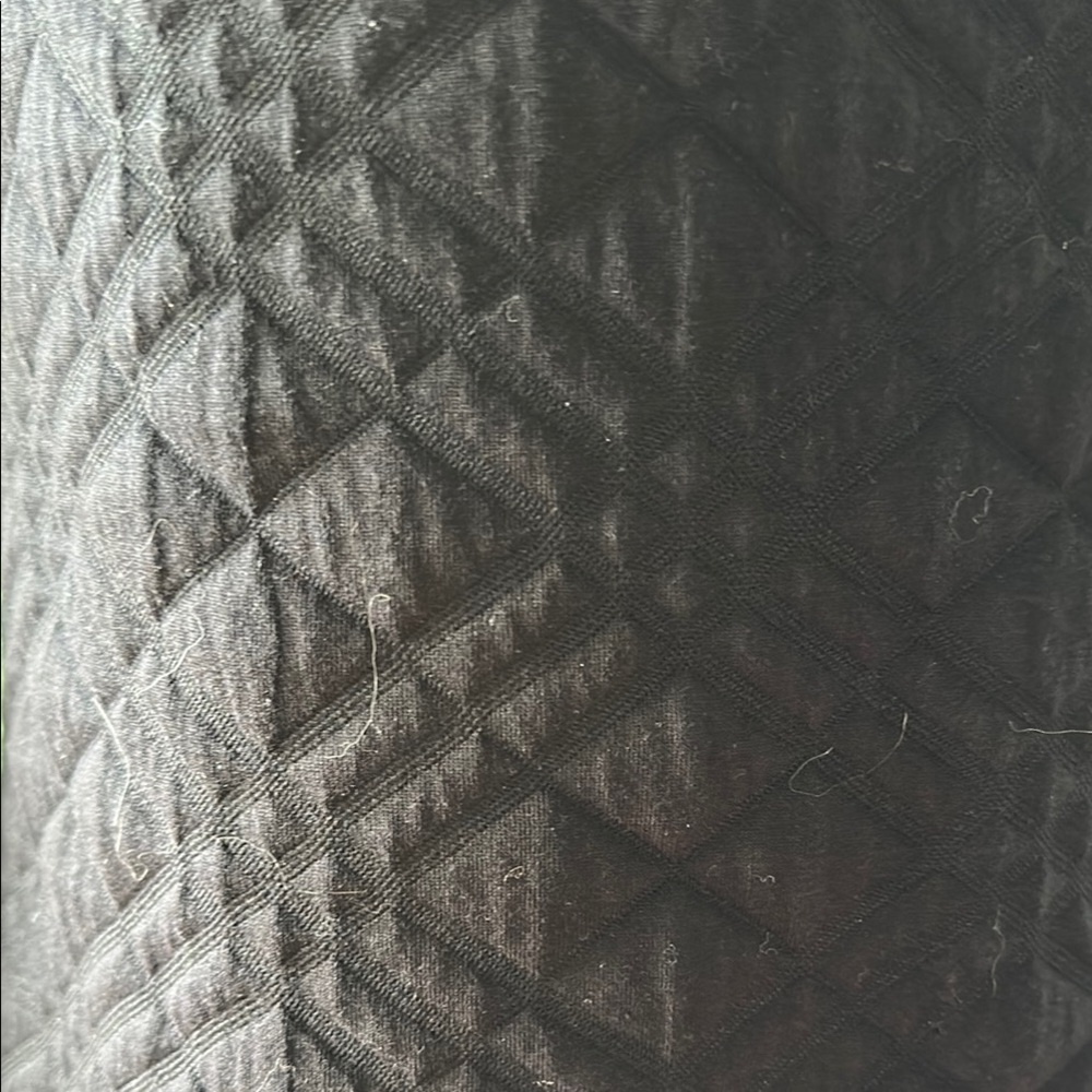 💛💛NWOT LOFT Black Quilted A-line Mini Dress💛💛 - Picture 8 of 10